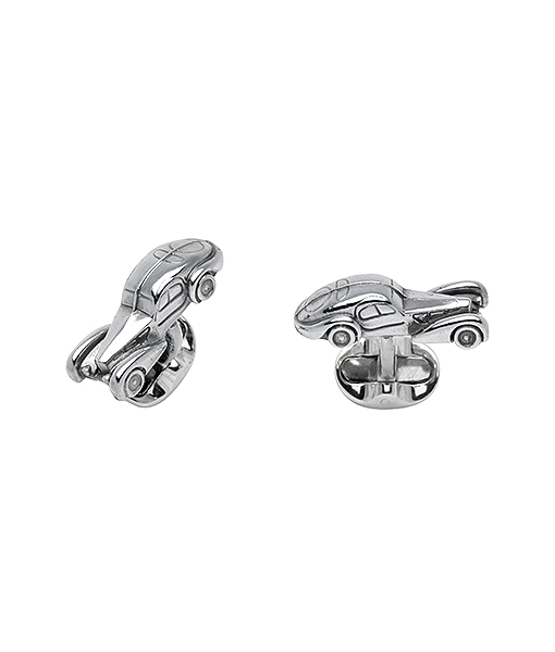 Deakin & Francis Bugatti Type 57 Aluminium Dome Cufflinks