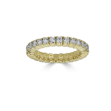 Zydo STRETCH RING WITH DIAMONDS in yellow gold