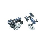 Deakin & Francis Sterling Silver Tractor Cufflinks