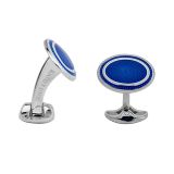 Deakin & Francis Small Domed Oval Spring Link Cufflinks