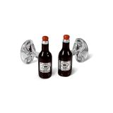 Deakin & Francis Chateau Laval Wine Bottle Cufflinks