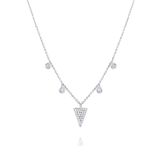 Five Station Diamond Necklace