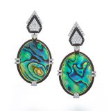 David Webb Couture Iridescence Earrings