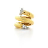 David Webb Tool Chest Collection Diamond Nail Ring