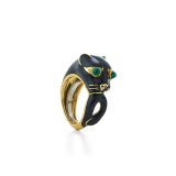 David Webb Kingdom Panther Diamond Ring