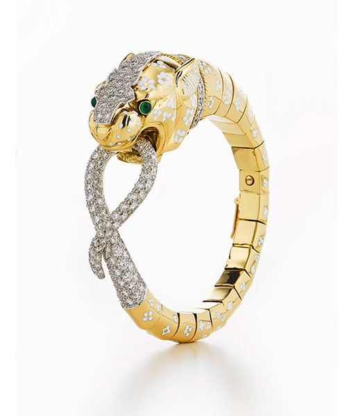 David Webb Leopard Bracelet