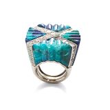 David Webb Envelope Ring