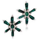 Tony Duquette Malachite Earrings