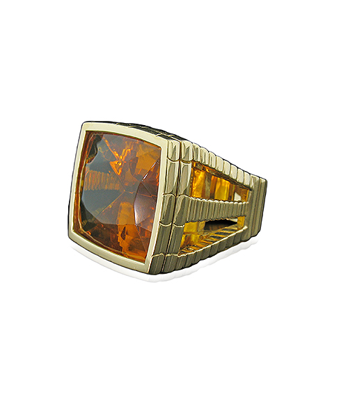 Tony Duquette Amber Ring