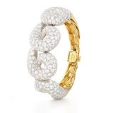 David Webb Cross River Diamond Bracelet