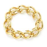 David Webb Bent Nail Link Bracelet