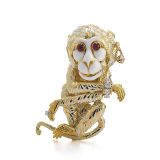 Gypsy Monkey Brooch