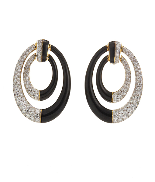 David Webb Manhattan Minimalist Aline Earrings