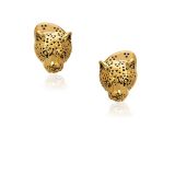 Victor Velyan Leopard Earrings