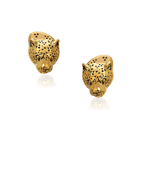 Victor Velyan Leopard Earrings