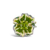 Diamond Tsavorite Peridot