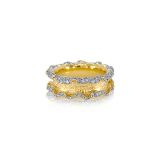 Victor Velyan Diamond Ruffle Ring