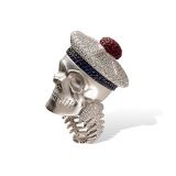 Lydia Courteille Skull with Beret Ring