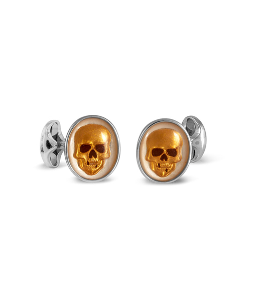 Deakin & Francis Skull Cameo Cufflink