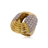 David Webb Brilliant cut Diamond Ring