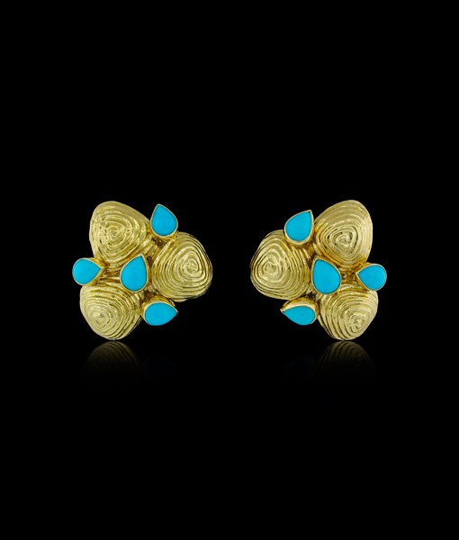 David Webb Zen Earrings