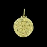 Erica Molinari Double Maltese Cross Diamond Pendant