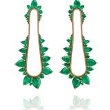 Fernando Jorge Electric Shock Emerald Earrings