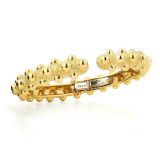 David Webb Kingdom Collection Textured Bracelet