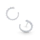 KC Diamond Arc Earrings