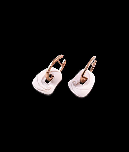 Mattiolli Puzzle Wave Cameo Earrings