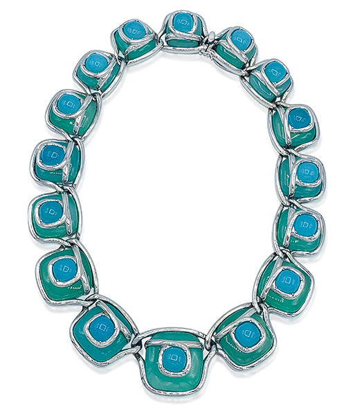 Tony Duquette Chalcedony Necklace