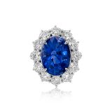 Sapphire and Diamond Ring