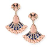 Andreoli Angelskin Coral Earrings