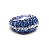 Andreoli Sapphire and Diamond Ring