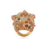 Sylvie Corbelin Yellow Ramadam Multi Gems Ring