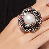 Sylvie Corbelin Rose flower Ring