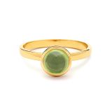 Syna Small Stacking Bauble Ring with Peridot