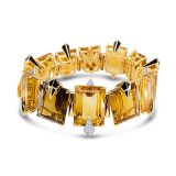 Tony Duquette Citrine Diamond and Enamel Bracelet