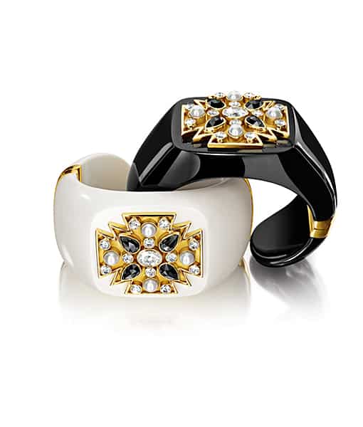 Verdura Maltese Cross “Black & White” Cuffs