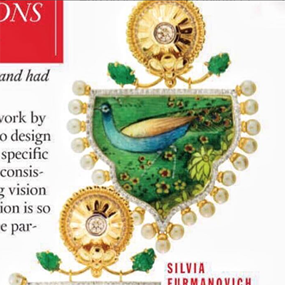 Silvia Furmanovich wins Town & Country Jewelry Award