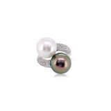 Pearl and Diamond Ring