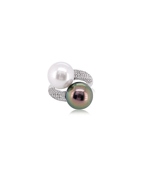 Pearl and Diamond Ring