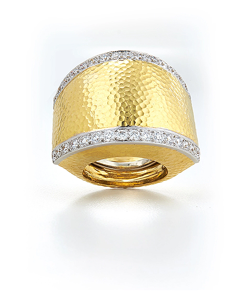 David Webb Yellow Brick Road Ring