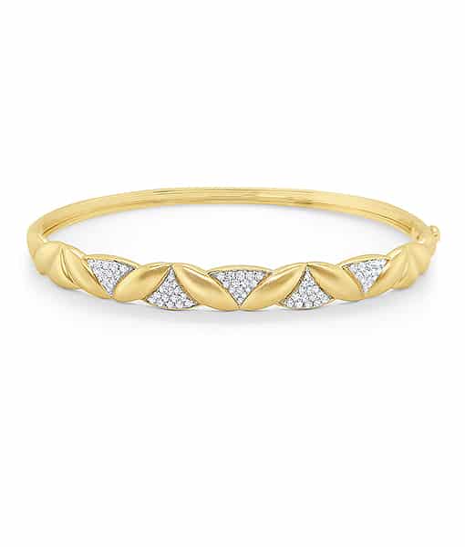 KC Designs Diamond Quilted Pillow Bangle