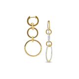 KC Designs Triple Circle Diamond Earrings