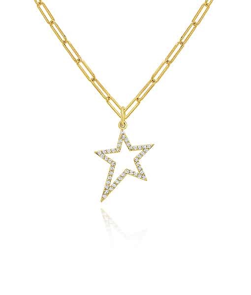 KC Designs Star on Paperclip Chain