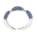 Piranesi Blue Sapphire and Diamond Bracelet