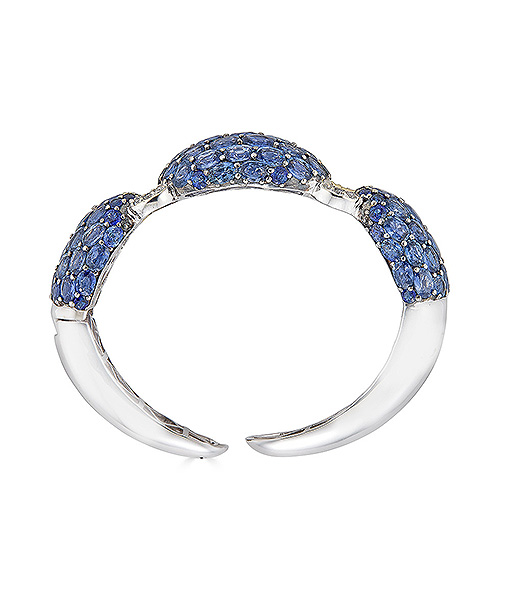 Piranesi Blue Sapphire and Diamond Bracelet