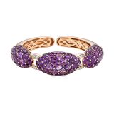 Piranesi Amethyst and Diamond Bracelet