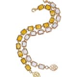 Piranesi Citrine Bracelet and White Topaz Bracelet